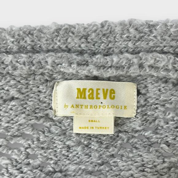 Anthropologie Maeve Eyelet Knit Cardigan Size Small - Picture 4 of 9